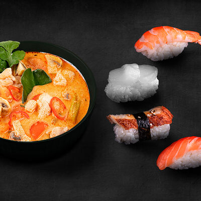 Ланч Том ям и суши сет в Евразия экспресс по цене 890 ₽