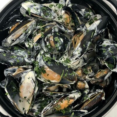 Мидии в трюфельном соусе в Фитнес меню по цене 1250 ₽