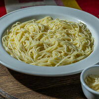 Макароны с сыром в Хачапури