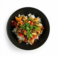 Курица с овощами в кисло-сладком соусе в Nishiki