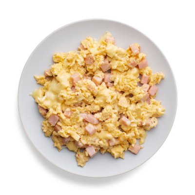 Скрэмбл с ветчиной и сыром в Готово китчен по цене 244 ₽