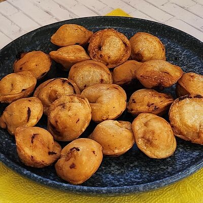 Пельмешки Домашние мясные фри 14 шт. в ШАУРМАНИЯи НЕ ТОЛЬКО по цене 329 ₽