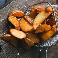 Картофель По Деревенски в На углях