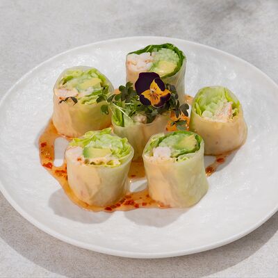 Спринг ролл с креветками в Delicates Club по цене 795 ₽