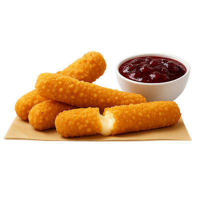 Сырные палочки с вишневым соусом 5шт в Ябургерная по цене 479 ₽