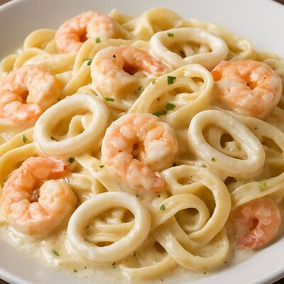 Паста с морепродуктами в SushiDream по цене 590 ₽