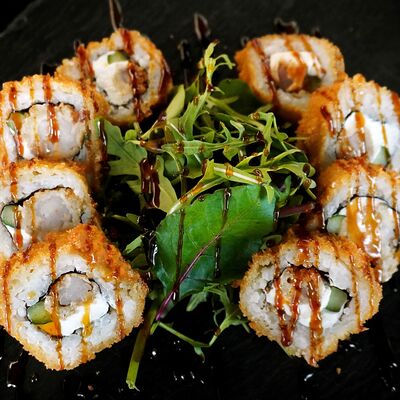 Гранд креветка темпура урамаки в Rollup по цене 780 ₽