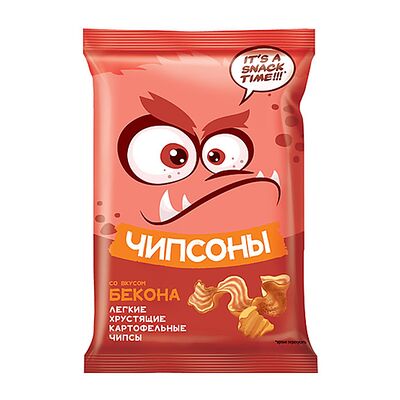 Чипсоны со вкусом бекона в О, Пончики по цене 55 ₽