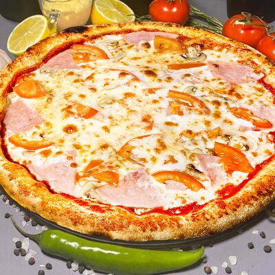 Пицца Ветчина-грибы в Шаурма да Пицца по цене 750 ₽