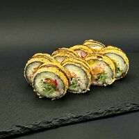 Горячий ролл с лососем в Bibik Sushi