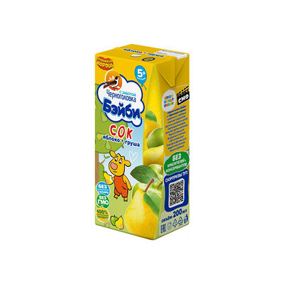 Сок Черноголовка Baby Яблоко-груша в ФК Балтика сектор D по цене 100 ₽