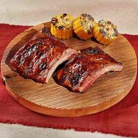 Ребра барбекю с кукурузой в Тануки