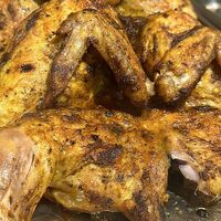 Цыплёнок табака в духовке с чесночком в Кавказская кухня по домашнему