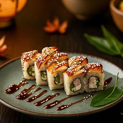 Ролл Унаги кани в Shegai Family по цене 670 ₽