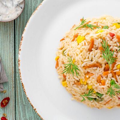 Рис с овощами в Кавказ по цене 175