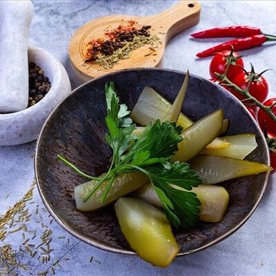 Огурцы малосольные 160г в Грузинская история №1 по цене 380 ₽