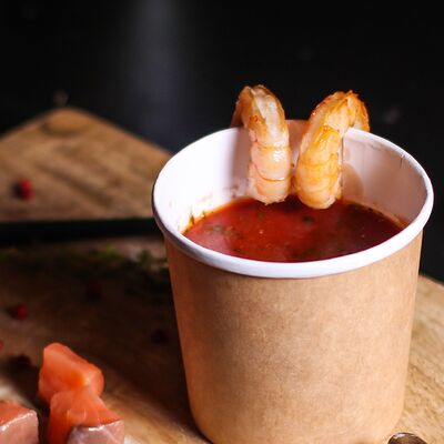 Томатный суп с морепродуктами в Капуцин Кирова по цене 460 ₽