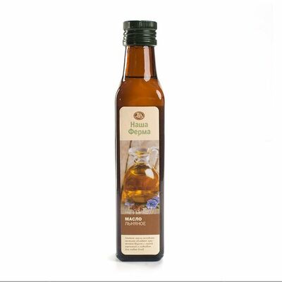 Масло льняное Наша Ферма Специалист в Азбука Вкуса Экспресс Меню по цене 334 ₽