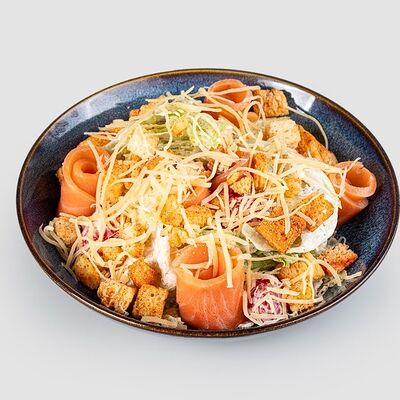 Цезарь с лососем в УЗБЕЧКА N1 по цене 4486 ₸