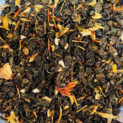 Вкус жизни, чай листовой зеленый ароматизированный в Зелёный Домик по цене 125 ₽