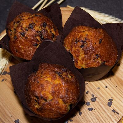 Маффин с шоколадной крошкой в Хлеборезов по цене 89 ₽