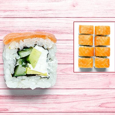 Филадельфия Лосось в Mommi sushi по цене 395 ₽