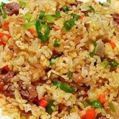№78 Рис отварной с говядиной и овощами в Китайка 77 как на Дальнем Востоке по цене 620 ₽