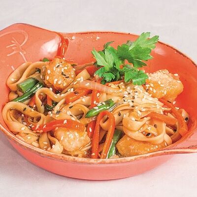 Удон с треской и овощами в Луиджи & Тосё по цене 199