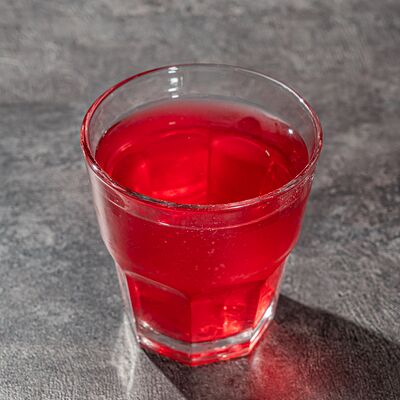 Морс из чёрной смородины собственного производства в Альфа-Бургер по цене 150 ₽