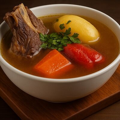 Шурпа с бараниной на кости в Кафе по цене 560 ₽