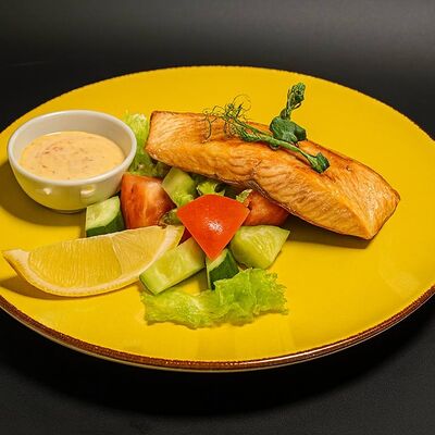 Стейк из сёмги в Sandwich club по цене 800 ₽