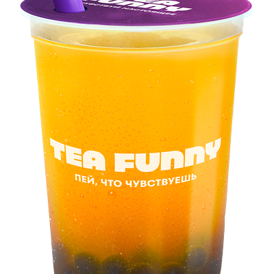 Манго Маракуйя зеленый M в Tea funny Bubble tea по цене 430 ₽