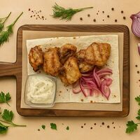 Шашлык из куриного бедра в Охота на Енота