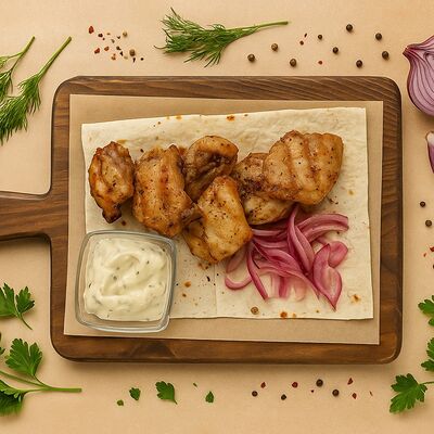 Шашлык из куриного бедра в Охота на Енота по цене 630 ₽