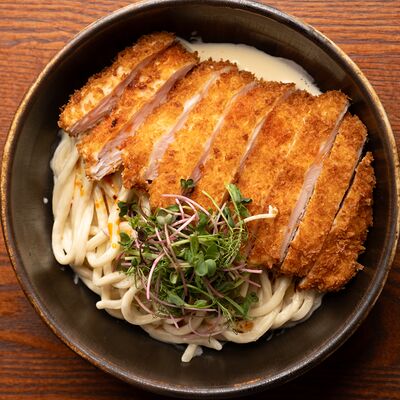 Сырный удон с цыпленком в Тяньгоу по цене 590 ₽