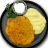 Шницель куриный с картофельным пюре в CAFE BAZAR по цене 480