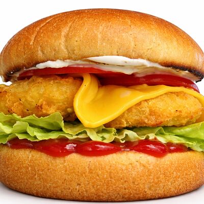 Чикен бургер в Bitcoin11k Халяль по цене 419 ₽