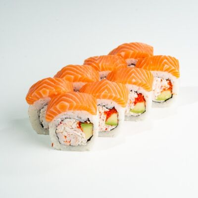 Филадельфия, краб, тобико, креветка, авокадо в ЁБИСАН по цене 1309 ₽