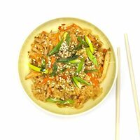 Японский рис с морепродуктами и соусом терияки в Wok&Roll