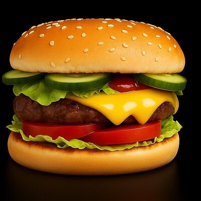 Дачный бургер в Holy salt Шаурма Шашлык по цене 450 ₽