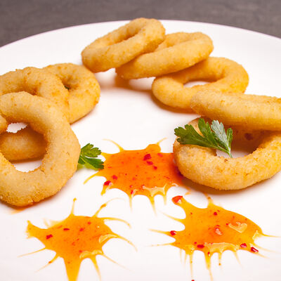 Луковые кольца в Марк Твен по цене 180 ₽