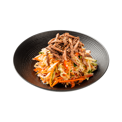 Салат с фунчозой и говядиной в Kimchi по цене 630 ₽