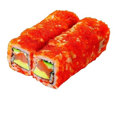 Ролл Калифорния с лососем в Pizza-Sushi по цене 500 ₽