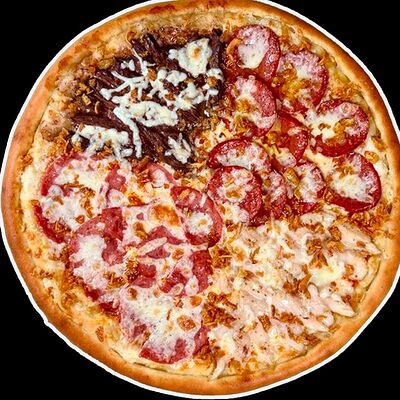 Пицца 4 мясав Халва халяль по цене 900 ₽