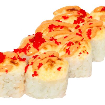 Запеченный ролл Спайси чиз в Роллексы по цене 455 ₽