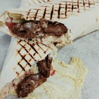 Шаурма с куриными сердечками в Питстоп
