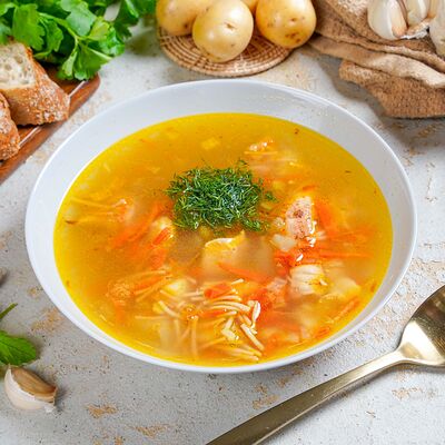 Суп Куриный с лапшой в Домашний Вкус по цене 390 ₽
