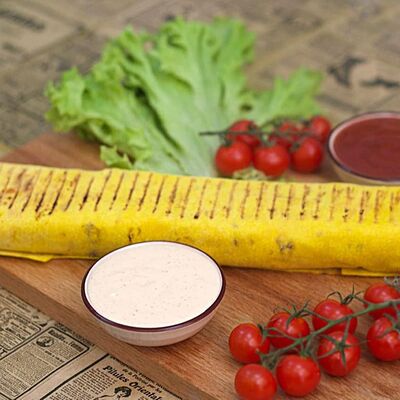 Шаурма Большая в сырном лаваше в Шаурма у дома халал по цене 490 ₽