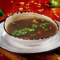 Суп со свининой и грибами в BroS BurritoS