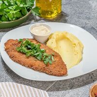 Шницель куриный в ХОЧУ ХИНКАЛ!